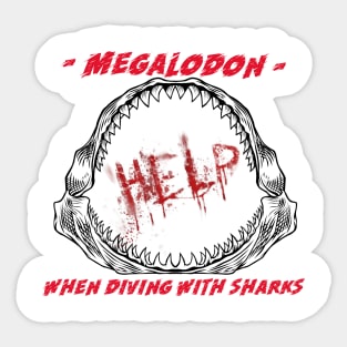 Megalodon Sticker